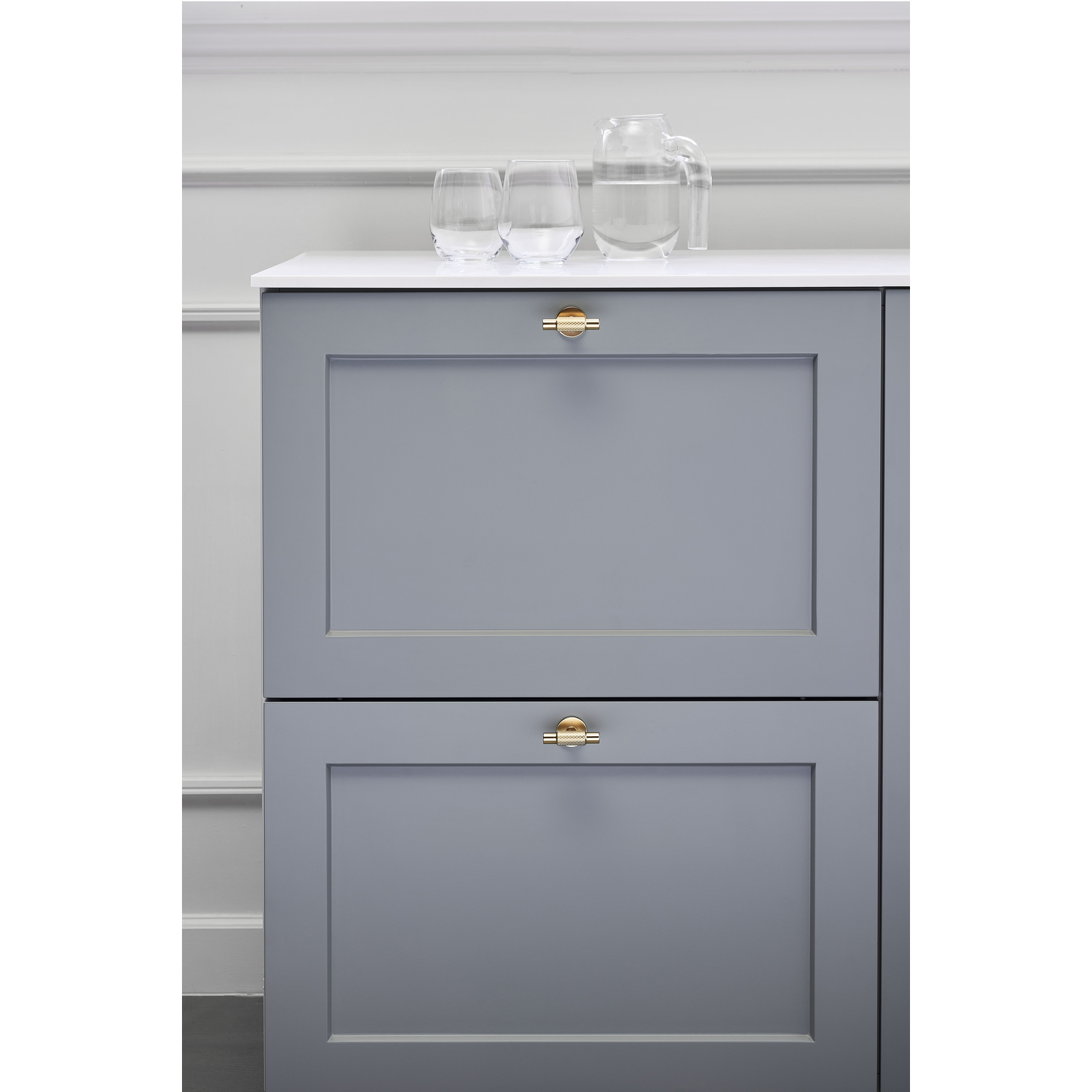 T-knop manor T ø30x54x39 zamak goud